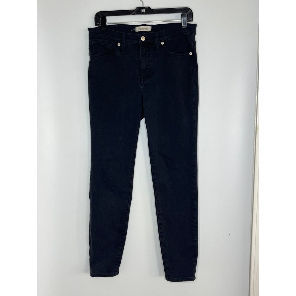 Madewell Jeans Black 9" High‎ Rise Skinny Size 29 5 Pocket